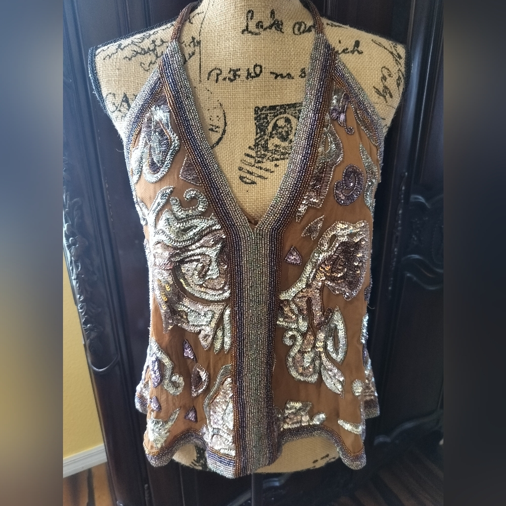 Free People Embellished Blouse